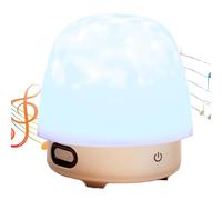 Generico Luna Illuminata,Lampa Notturna LED Luna - Proiettore Decorativo Altoparlante Wireless Regalo Compleanno Natale Camera da Letto Soggiorno Scrivania Mensola