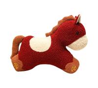 Generico Lunar New Year Horse Plush Auspicious Pillow Decor Holiday Charm