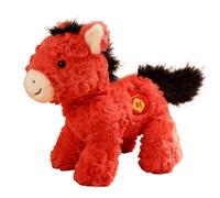 Generico Lunar New Year Horse Stuffed - Soft Comforting Toy Plush Animal For Kids, Teens, Adults | New Year Gift, Playtime, Bedtime, Travel, Birthday, Holiday, Bedroom, Living Room, Car, Sofa