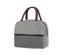 Generico Lunch Bag - With Mesh Pocket Insulated Storage, 9.06x6.3x7.87 Inches Womens Lunch Bags Box Containers | For Kids Adults Office School Camping Outdoor Picnic Beach Food Snack Fruit Drink