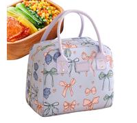 Generico Lunch Box Bag - Reusable Leakproof Bow Container, Reusable Lunch Bags Box Holder, School Bag | For Kids Adults School Work Travel Camping Fishing Picnic Office Outdoor Hiking Food Snack
