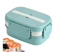 Generico Lunch Box | Contenitore A Tre Scomparti Con Tenuta Stagna Ed Idoneo All'Uso In Microonde,Contenitori per il Pasto degli Adulti | Da Picnic Donne Ufficio Lavoro Viaggio e Campeggio