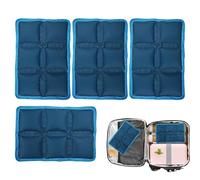 Generico Lunch Box Ice Packs - 5.9inch Reusable Cold Gel Bag | polymer absorbent resin - Reusable leakproof freezer packs keep food fresh for lunch school camping travel sports use