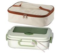 Generico Lunch Box Insulated, Portable Meal Storage Container, Consistent Heat Maintenance, Large-Capacity For School, Work, Travel, And Daily Meal Prep, 7.48x3.15x10.24 Inches