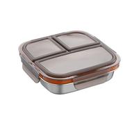 Generico Lunch Box - Leak Proof Food Container | 3 Compartments for Kids Adults, 304 Steel Material, Picnic Sports Beach Climbing Travel Summer Work Vacation Office Long Drive