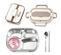 Generico Lunch Box - Stainless Steel Lunch Box Set with Soup Jar & Spoon