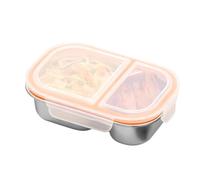 Generico Lunch Container - Stainless Steel 800ml 20.7x13.9x6cm | Insulated Food Storage Dining Bowl | Stainless Steel PP Box For Vegetables Sandwiches Fruits Meat School Camping Festival