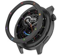 Generico Lunetta per Xiaomi Watch S4/S4 eSIM/S3/S3 eSIM, copertura della lunetta di metallo dell'orologio, accessori della cassa della lunetta di sostituzione con film temperato (1)