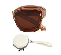 Generico Lunettes De Soleil Sur Lunettes - 2,28 Pouces Protection Uv Polarisées Pliables, Accessoire Mode Mixte ÉLégant | Lunetes Solaires Pour Sports Plage Conduite Voyage Extérieur