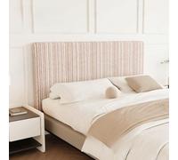 Generico Lussuoso tessuto in lino Boho Rainbow copritestata x letto matrimoniale Retro National Style Full Copri Testata Letto Matrimoniale Stretch Fit Giallo Re: 190-220 cm/75-86.6''