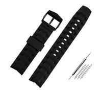 Generico luwencheng Cinturino silicone nero 22mm, accessorio orologio per Edifice EF-550D