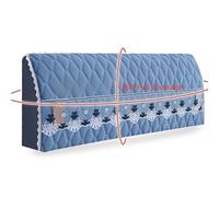 Generico Luxurious Velvet Stretch Headboard Protector Quilted Washable Sofa Cover With Storage Bag, Universal Fit For Bedroom Decor And Furniture Care(Purple,190cm)