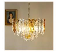 Generico Luxury-simplified Creative Post-modern Art Ice Bars And Ice Columns Glass Chandeliers For Living Room Dining Room And Bedroom
