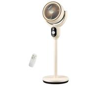 Generico Luxvalu Fan, Coldblast Adjustable Fan, Portable Rechargeable Usb Table Fans, Air Circulation Fans for home or office (With remote control beige)