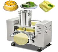 Generico Macchina Automatica della Torta, Macchina Commerciale del Crudo della Torta, Macchina del Crepe della Pelle dell'uovo, velocità Regolabile, 0-200oC, per Le Torte, Tortillas e Pizza
