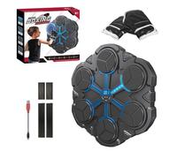 Generico Macchina Boxe Musicale - Allenatore Interattivo Pugni | Puncher con Colorate LED | Attrezzo Sportivo per Adulti | Unisex Casa Ufficio Palestra Interno