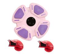 Generico Macchina da Boxe Musicale - Allenamento A Parete con Luce | Boxe a Parete Musicale - per Adulti E Bambini, Palestra Domestica, Ufficio, Esercizio Fitness E Reazione