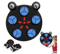 Genérico Macchina da boxe musicale intelligente - Macchina da boxe musicale da parete con disegni | Trainer di colpi con velocità regolabile e luce per bambini, adulti, casa