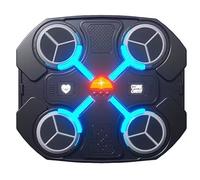 Generico Macchina da Boxe Musicale, Parete Professionale a LED Dinamico a Colori Bluetooth Smart con Musica Elettronica a 12 velocità per Bambini e Adulti per Casa, Interni e Palestre 27x32cm