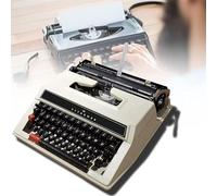 Generico Macchina da Scrivere Manuale Tradizionale - Vintage, Portatile e Facile da Usare per Prendere Appunti, Scrivere Lettere, memorie, per la scrivania di casa/Ufficio/Studio.