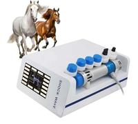 Generico Macchina for Terapia Extracorporea Ad Onde D'urto for Cavalli, Controllo Touch 10-300 MJ, con 7 Testine for Massaggio dei Tessuti Profondi, Massaggio Profondo 1-18 Hz