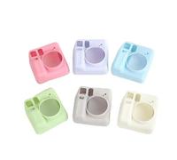 Generico Macchina fotografica Custodia protettiva Cover Sleeve Shell Silicone Soft Shockproof per instax mini SE Camera (White)