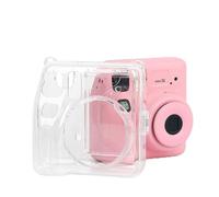 Generico Macchina fotografica protettiva caso copertura Shell Sleeve trasparente chiaro per instax mini SE, antiurto antipolvere