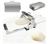 Generico Macchina Laminatrice per Impasti, Laminatrice Manuale Pieghevole per Croissant, Pizza e Pasta Sfoglia, Adatta all'Uso Domestico e Commerciale, Spessore Regolabile,103 * 58 * 25cm