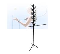 Generico Macchina Lanciapalline da Tennis, Accessori for L'allenamento, Altezza Regolabile 137-187 Cm, for Bambini Principianti E Insegnanti(with Extra Track)