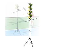 Generico Macchina Lanciapalline da Tennis,Non Richiede Elettricità,Regolabile da 130 A 180 Cm,for Campi Sportivi da Stadio E da Casa (Palline Non Incluse)(with Extra Track)