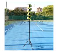Generico Macchina Lanciapalline da Tennis, Portatile,Altezza Regolabile da 130 Cm A 180 Cm,for Allenamento(Palline Non Incluse)(with Extra Track)