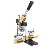 Generico Macchina per Badge con Taglierina Circolare e Punzone 25 mm,Oro,4.12kg,30154