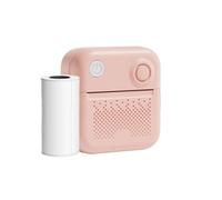 Generico Macchina per etichette, stampante per etichette piccole,Etichettatrice wireless con 1 rotolo di carta | Stampante portatile, etichettatrice da tavolo ricaricabile per piccole imprese