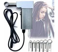 Generico Macchina per Fare Dreadlocks con 6 Teste, Macchina Istantanea per Dreadlock per Locs, Macchina Portatile per Treccine e Crochet per Dreadlocks, Estensioni Capelli Dreadlock Veloci