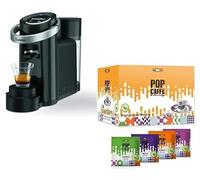 Generico Macchina per il caffè Borbone Bluemoon a Cialde Ese 44 mm. Novità 2025 Blue Moon Colore NERA + 100 Cialde Pop Caffè Miste Assortite 30 deciso + 30 intenso + 20 cremoso + 20 arabica *
