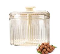 Genérico Macchina per polpette - Strumento da Cucina Trasparente per polpette Pet + PP per Rotonde Uniformi Fino a 5 Pezzi alla Volta | da Cucina Facili da Pulire,