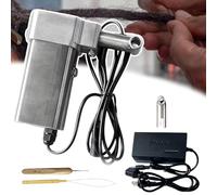 Generico Macchina Portatile per Dreadlock - Macchina Elettrica Portatile per Fare Dreadlock, per Locs Macchina Istantanea per Dreadlocks - Creazione di Dreadlocks Fai-da,Round head,10mm