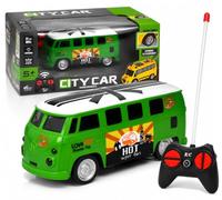 Generico Macchina Telecomandata per Bambini City Car Mini Veicoli cm 13,5 Auto Radiocomandata con Luci e Ruote Gommate Rc Ambulanza Telecomdata Pullman Bus Radiocomandato Pulmino con Telecomando (A)