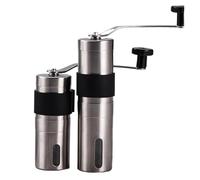 Generico Macinacaffè manuale in acciaio da 1 pezzo S/L portatile viaggio campeggio(SB13cm)