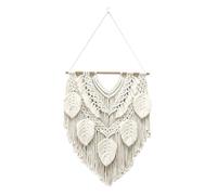 Generico Macrame Wall Decor - 50 * 66cm Chic Tapestry Hand Woven Pendant | Elegant Eye-catching Boho Home Decor Furnishing Accessories, Bohemian Tassel Handmade Wall Art For Home Living Room Bedroom