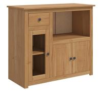 Generico Madia per Microonde Panama Cera di Miele 99.5 x 44 x 86.5 cm,Carrelli e Isole,Isole per cucina-42033388