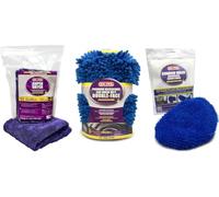 Generico MAFRA KIT 3 PEZZI PANNO ASCIUGATURA SUPER DRYER, GUANTO LAVAGGIO MICROFIBRA DOUBLE FACE, CONDOM WASH GUANTO PER SPAZZOLE AUTOLAVAGGIO AUTO MOTO MA-FRA SET 3 PZ