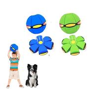 Generico Magic Meta Ball, Magic Bouncing Ball, Children's Bouncing Balls with 6 Lights, Magic Flying Saucer for Parent-Child Interaction Indoor & Outdoor Use (2pcs)