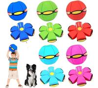 Generico Magic Meta Ball, Magic Bouncing Ball, Children's Bouncing Balls with 6 Lights, Magic Flying Saucer for Parent-Child Interaction Indoor & Outdoor Use (5pcs)