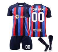 Generico Maglia Calcio Bambino 2025/26 Maglietta Personalizzata Nome e Numero Uomo da Personalizzare Tuta Allenamento T-Shirt, Pantaloncini e Calzini Set Regali Ragazzi da Calcio per Tifosi