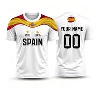 Generico Maglia Calcio Personalizzata Mondiali 2026 Maglie da Calcio Personalizzabili con Nome E Numero per Adulti e Bambini,Nazione Maglia Calcio Anni di Trionfi e Attesa per Il 2026