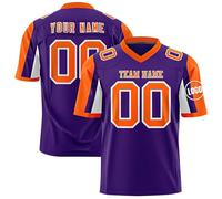 Generico Maglia da Rugby Personalizzata con Nome, Numero E Logo - Tessuto Tecnico Traspirante E Wicking - per Uomini, Donne, Giovani E Bambini - Ideale per Allenamenti E Partite Ufficiali