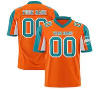 Generico Maglia da Rugby Personalizzata con Nome, Numero E Logo - Tessuto Tecnico Traspirante E Wicking - per Uomini, Donne, Giovani E Bambini - Ideale per Allenamenti E Partite Ufficiali