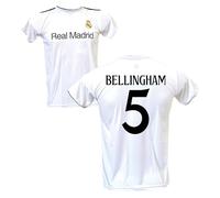 Generico Maglia Jude Bellingham 5 Home Real M a d r i d 2023/2024 Ufficiale Autorizzata Taglie da Adulto e Bambino (14 Anni)
