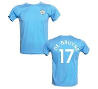 Generico Maglia Kevin De Bruyne 17 Manchester City Home 2023-2024 t-Shirt da Calcio Ufficiale autorizzata - Taglie da Adulto e Bambino (12 Anni)